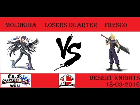 Fresco (Cloud) Vs Molokhia (Bayonetta) - Losers Quarters