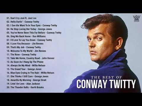Conway Twitty Greatest Hits Full Album - Best Country Songs of All Time