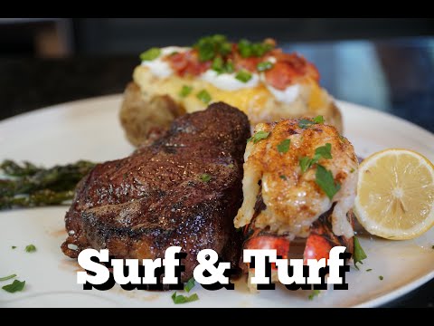 How To Make Surf & Turf - Father's Day Filet Mignon and Lobster Tail