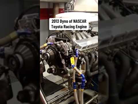 Thumbnail for 2013 dyno of a NASCAR Toyota Racing Engine from Hubner Enterprises on YouTube #Engine #EngineDyno by Toyota, Car