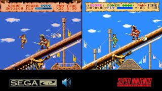 Hook Snes vs Sega CD