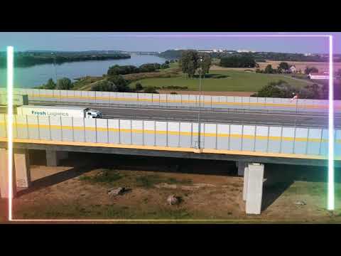 Grudziądz Rozgarty A1 most autostradowy