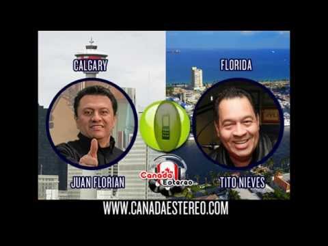 Entrevista a TITO NIEVES en Canada Estereo - Invitando a su concierto 30 de Mayo en Calgary