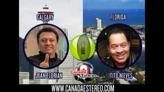 Entrevista a TITO NIEVES en Canada Estereo - Invitando a su concierto 30 de Mayo en Calgary