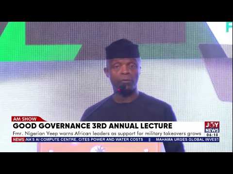 Former Nigerian Vice President warns African leaders as support for military takeovers grows