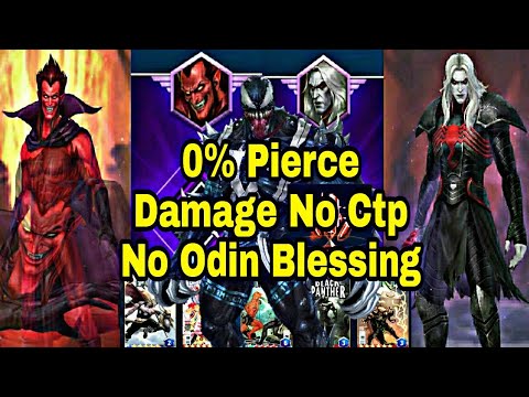 0% Pierce Damage Venom Clear WBL Knull And Mephisto | No CTP And Odin Blessing - Marvel Future Fight