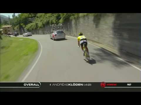 Fabian Cancellara decent and chaseback Stage 7 2009 TdF