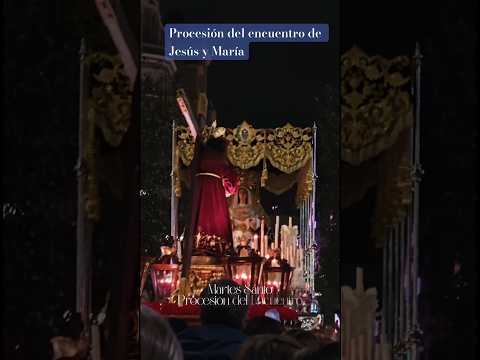 El encuentro de Jesús con María en #santander 2026  #virgenmaria #semanasanta #amor