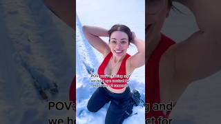 Be honest would u go ice fishing in -20 degree temp with me 👅| #youtubeshorts  #trending #viralnow