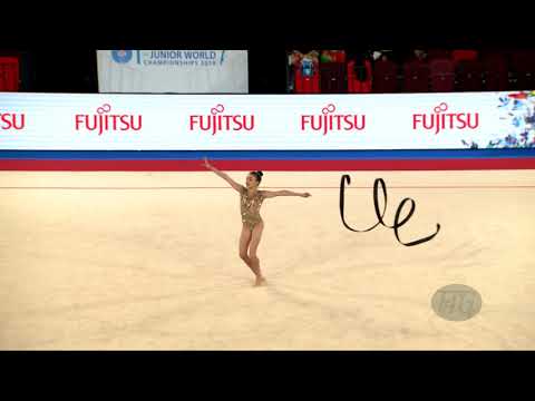 SAMADOVA Narmina (AZE) - 2019 Rhythmic Junior Worlds, Moscow (RUS) - Qualifications Ribbon