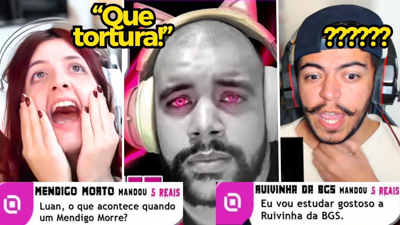 (FECHOU O VÍDEO! KKKKK) DONATES ABSURDOS DA LIVE DO LUAN GAMEPLAY pt 3 | REACT