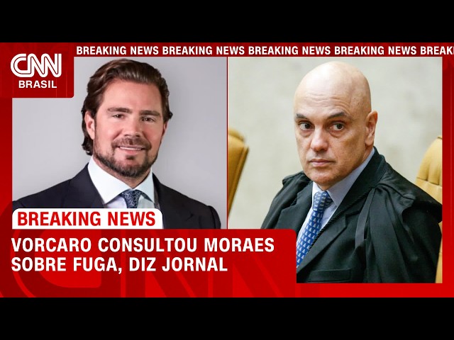 Vorcaro consultou Moraes sobre fuga: "segunda tenho que estar fora?", diz jornal | Bastidores CNN