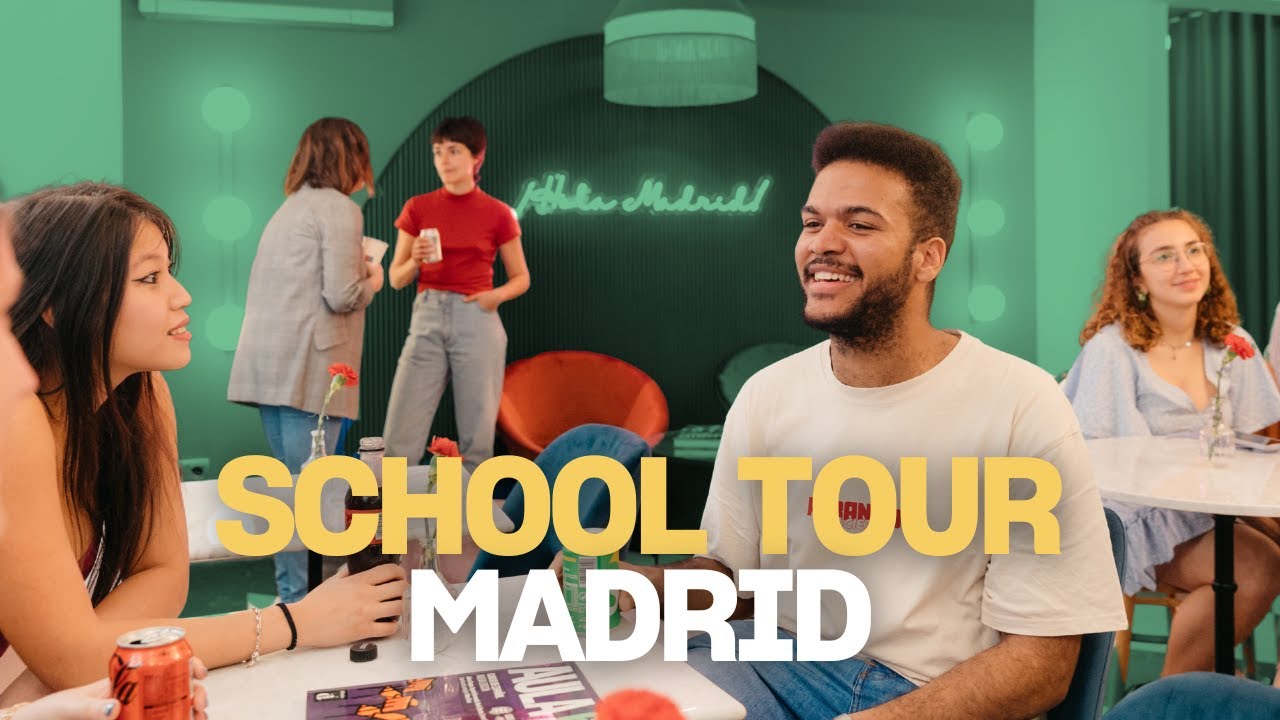 Expanish Madrid School Tour  🇪🇸 / Learn Spanish in Spain