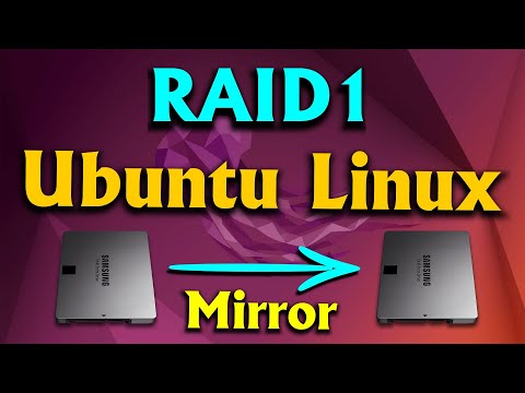 Create RAID 1 volume in Ubuntu Linux & Recover a mirrored volume in Ubuntu
