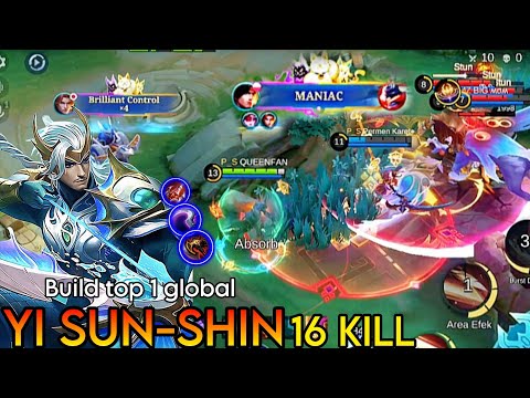 YSS 16 KILL MOMENT MANIAC! BUILD TOP 1 GLOBAL YI SUN-SHIN MOST BROKEN BUILD 2026