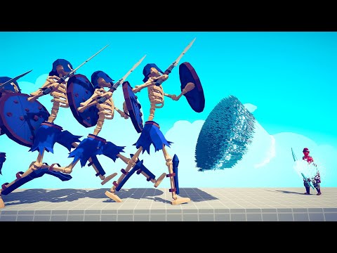 GIANT SKELETON ARMY vs EVERY OVERPOWERED GODS - Totally Accurate Battle Simulator TABS