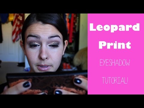 Leopard Print Eyeshadow Tutorial!