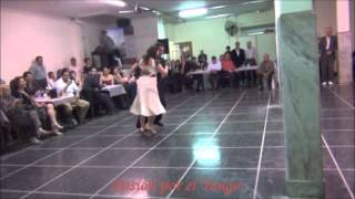 PAO SANZ y FACUNDO DE LA CRUZ Bailando la Milonga ORO DE LEY en FLOREAL MILONGA