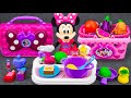 Mickey ASMR Satisfying With Unboxing Minnie Mouse Kitchen Cooking Collection Review Toys ASMR