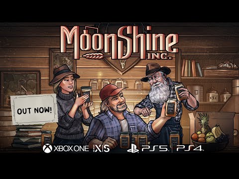 Moonshine Inc. || LAUNCH Trailer || XBOX and PLAYSTATION 🎉 thumbnail