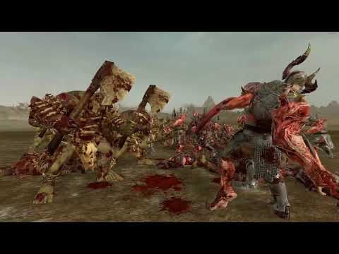 Savage Orc Big'Uns VS Forsaken | Total War: Warhammer 2