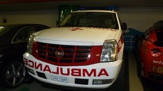 Amazing ambulance cadillac escalade Gumball 3000-(2011 Monaco)