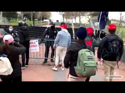 US Capitol's breach with Eric Prydz - Call on me is epic