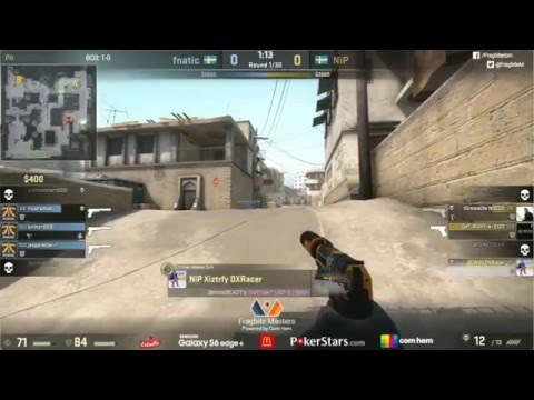 NIP GeT_RiGhT saves weird pistol round | NIP  vs FNATIC DUST2