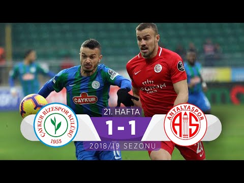 Çaykur Rizespor (1-1) Antalyaspor | 21. Hafta - 2018/19