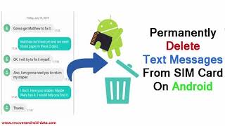Permanently Delete Text Messages From SIM Card On Android