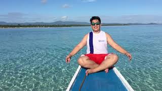 preview picture of video 'Marinduque, Philippines 2018 - Maniwaya Island, Palad Sandbar'