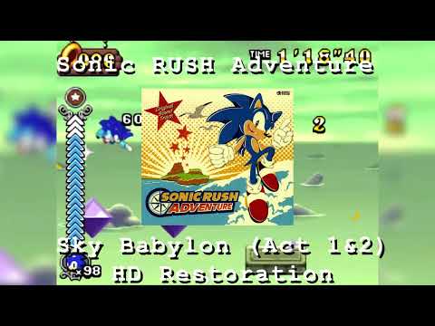 Sonic Rush Adventure - Sky Babylon (Act 1&2 Mix) [Restored]