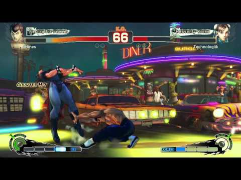 SSF4AE Ranked N.A.: xHines (Fei Long) VS Technologiik (Chun Li)