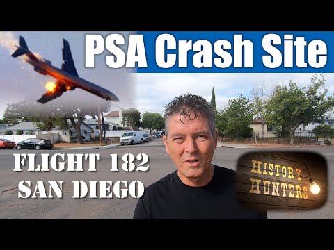 Where PSA Flight 182 Crashed in San Diego in 1978