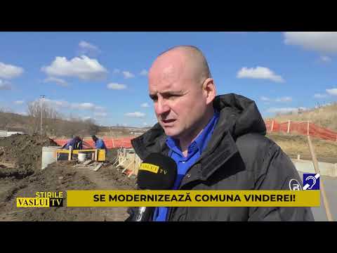 SE MODERNIZEAZA COMUNA VINDEREI!