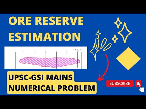 Cross Section Method of Ore Reserve Calculation I UPSC-GSI MAINS PAPER ...