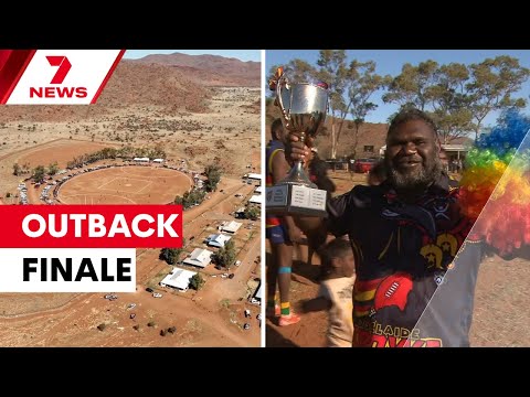 Inside remote APY Lands' epic SANFL grand final | 7NEWS