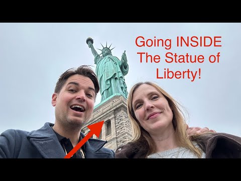 Going inside the statue of Liberty! What is it like?!?