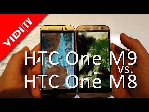 HTC One M9 vs. HTC One M8 - #AnTuTu Benchmark