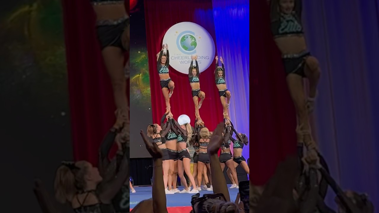 her faces are priceless 🥹 #allstarcheer #cheerleading #cheer #seniorelite #worlds2025 #worlds