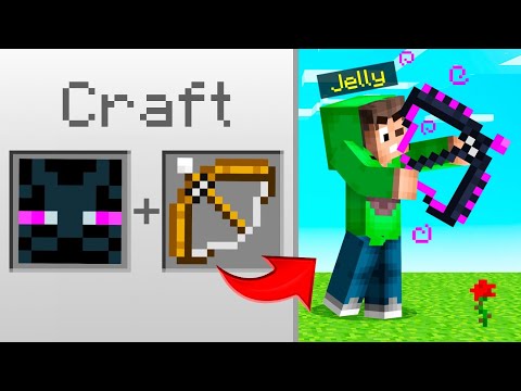 Jelly - Minecraft But MOBS Drop *NEW* Weapons! (Overpowered)