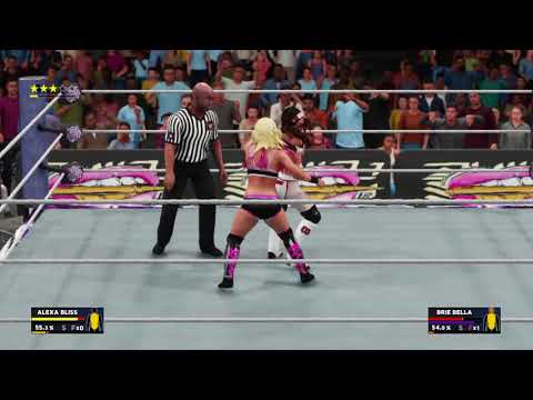 WWE 2K18 Alexa bliss vs Brie bella