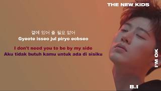 [HAN|ROM|ENG|INDO SUB LYRICS] iKON (아이콘) -  I&#39;m OK Color Coded