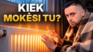 Šildymas brangs 40 %?! Kiek mokėsim šią žiemą? Namas, butas, kompensacijos...