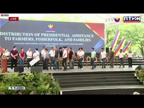 PBBM leads the distribution of presidential assistance to farmers, fisherfolk, and families in…