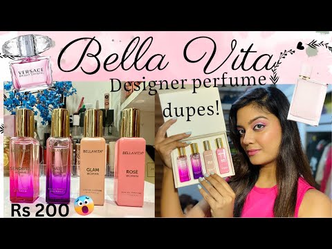 BELLA VITA PERFUMES REVIEW || ROSE, GLAM ,DATE & SENORITA || AFFORDABLE PERFUME DUPES UNDER RS 200