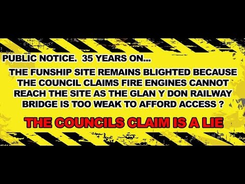 Aerial video of Duke of Lancaster Funship  4K resolution footage