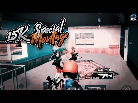 15k Special Montage || BGMI Montage || RockisLive