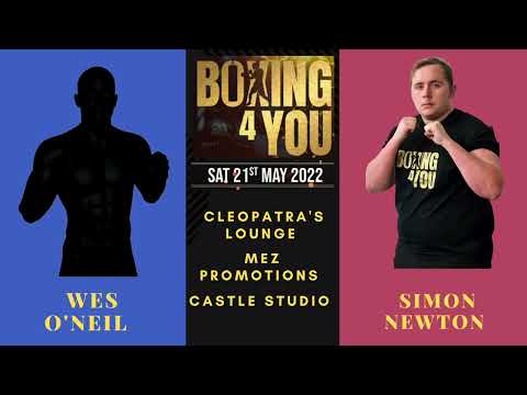 WES O'NEILL  -V-  SIMON NEWTON -  LEFT JAB PROMOTIONS