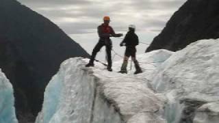 preview picture of video 'Fox Glacier ice climbing'